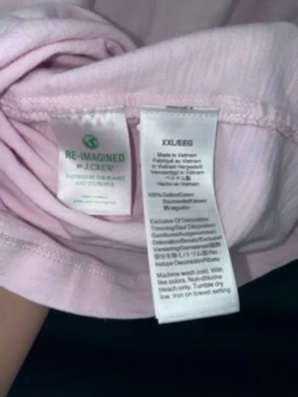 J. Crew Garment Dyed Pink Short Sleeve Polo 100% Cotton SZ XXL Slub Cotton Yarns